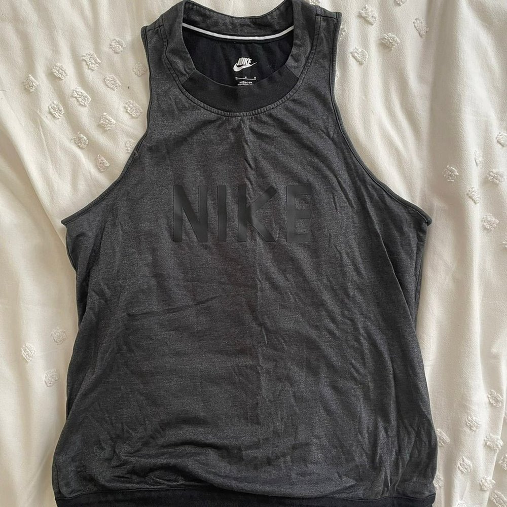 Nike gray Tank Top for exercise or leisure